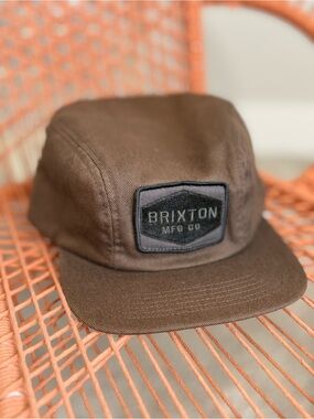Brixton Chocolate Brown Five-Panel Cap
